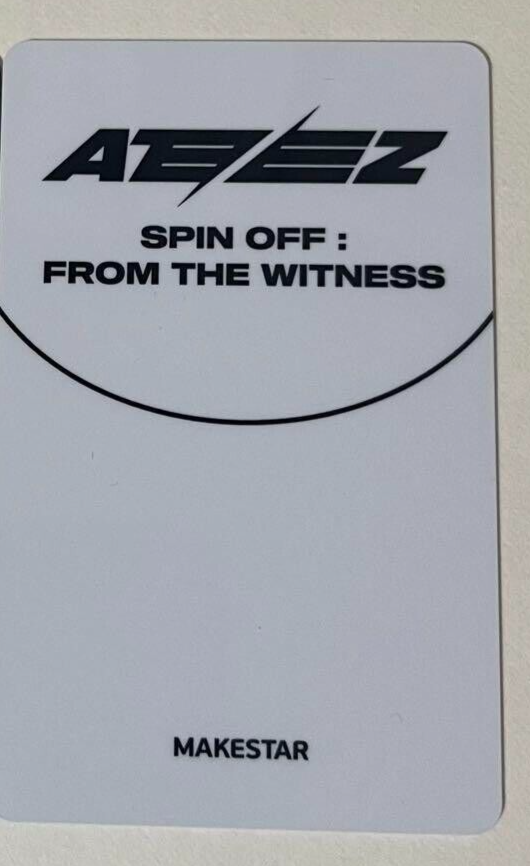 ATEEZ YUNHO Photocard SPIN OFF FROM THE WITNESS MAKESTAR LUCKY