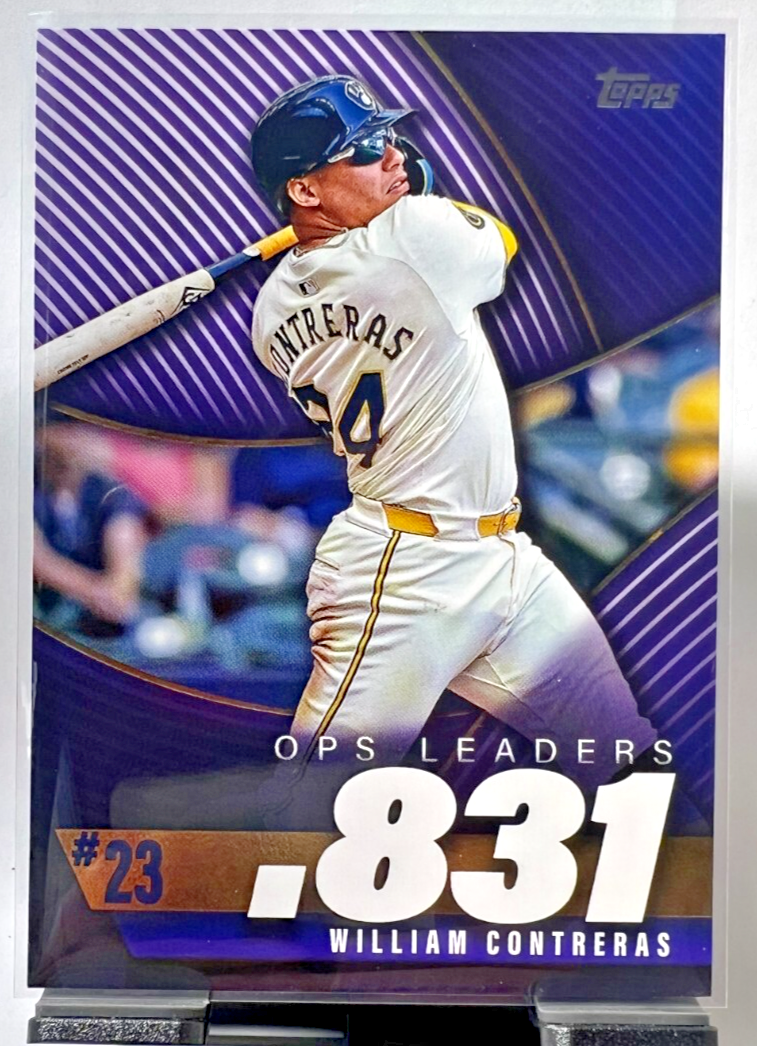 2025 Topps Series 2 William Contreras #OPS-23 OPS Leaders Insert
