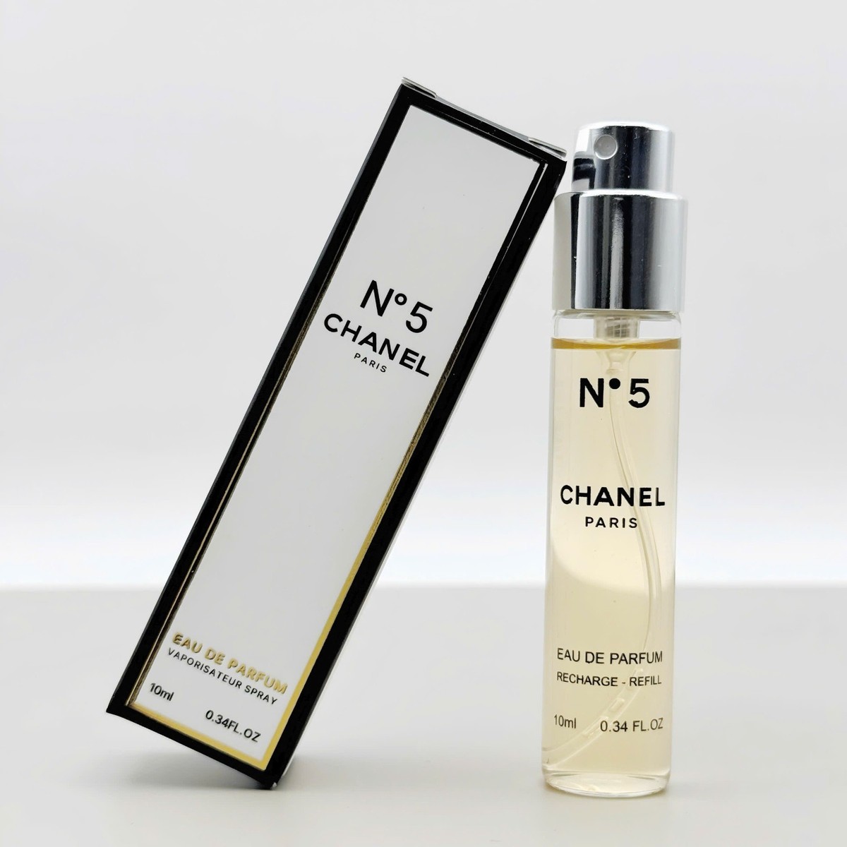 CHANEL N°5 Eau De Parfum Travel Size Spray 10ml/0.34oz - NEW