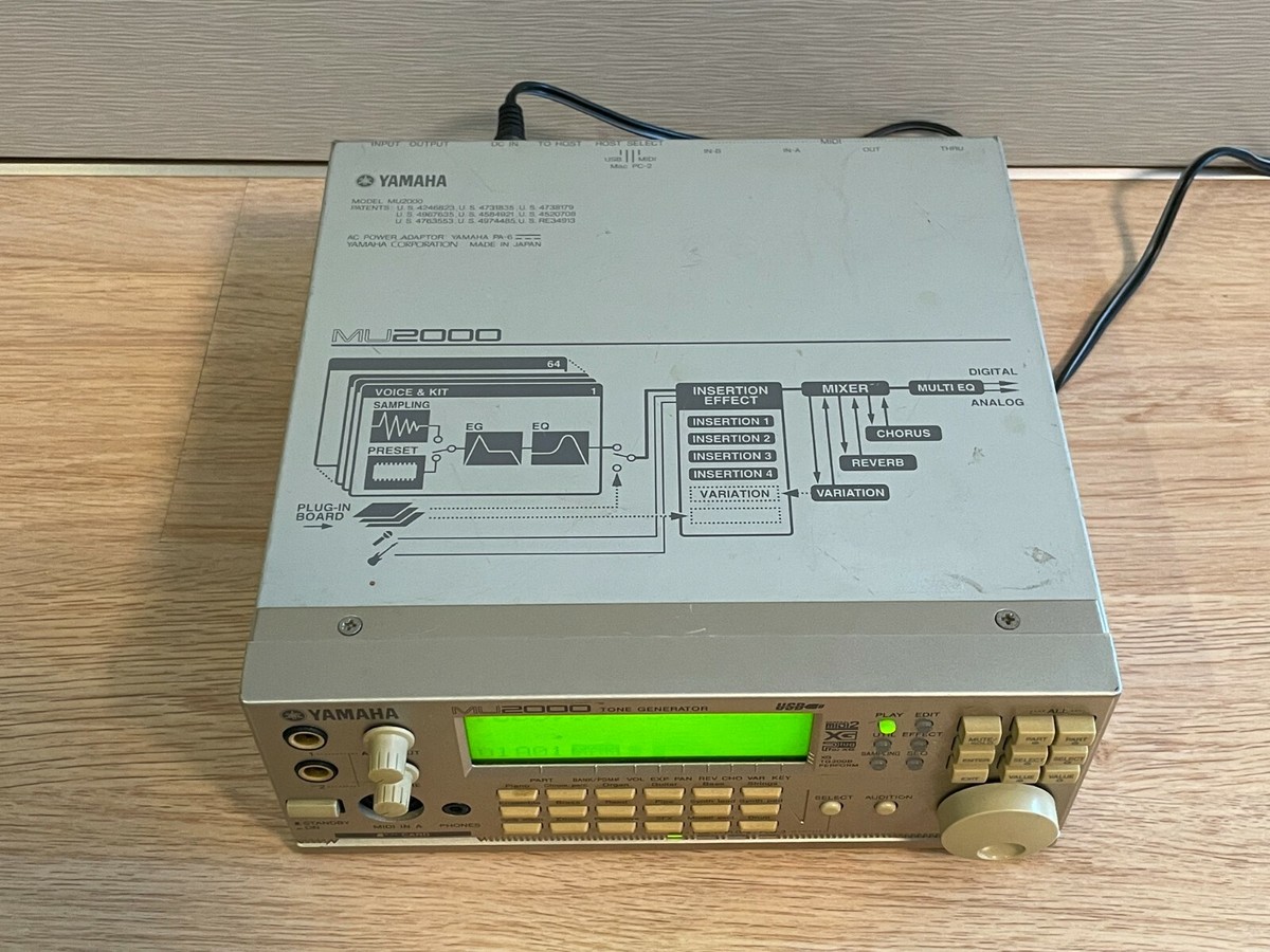 Yamaha MU2000 Tone Generator MOTIF XG Sound Module Synthesizer