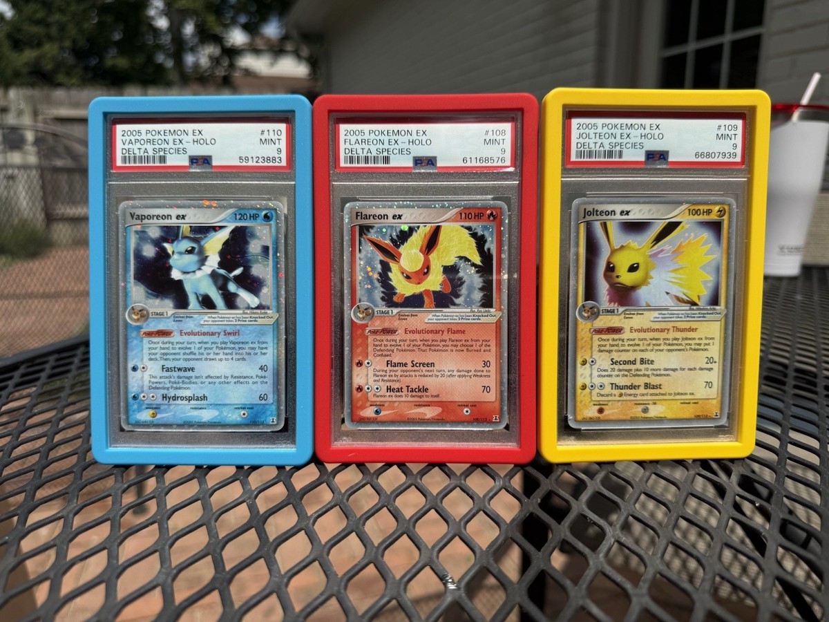 Pokemon - Flareon, Vaporeon, Jolteon ex EX Delta Species Ultra