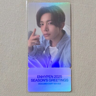 ENHYPEN 2025 SEASON'S GREETING WEVERSE POP-UP MD BENEFIT PHOTOCARD