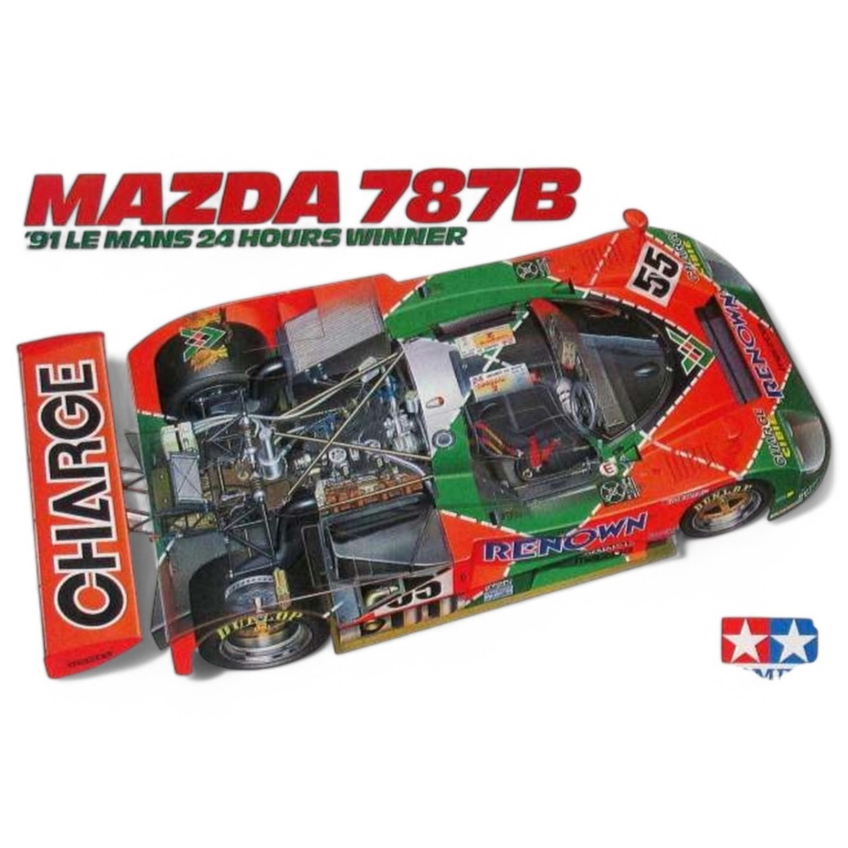 Tamiya Display Model 24112 1/24 Mazda 787B 91 Le Mans 24 Hours