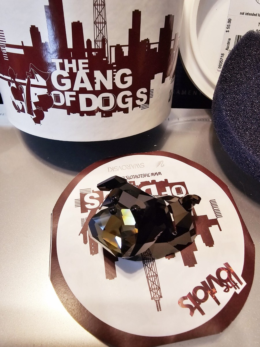 Swarovski Tomasino Bulldog - Gang of Dogs Crystal - 935718