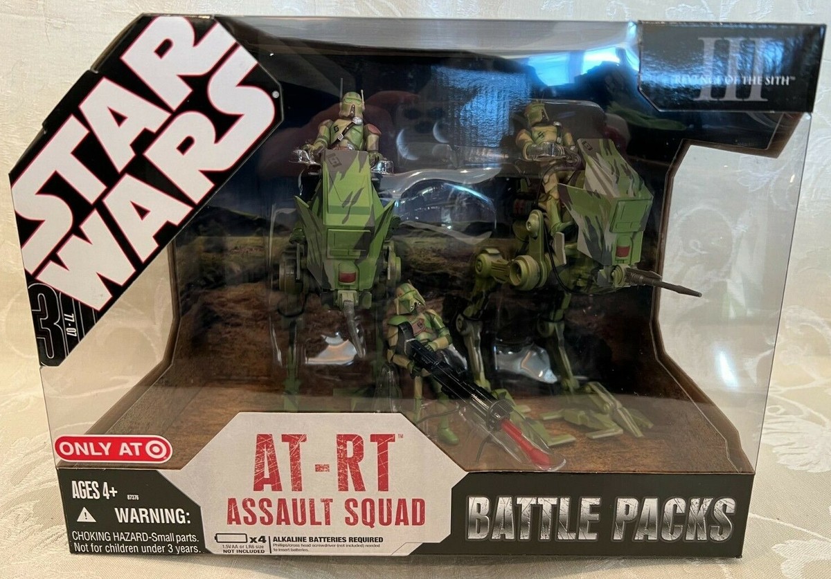 Star Wars 30th Anniversary ROTS AT-RT ASSAULT SQUAD BATTLE PACKS