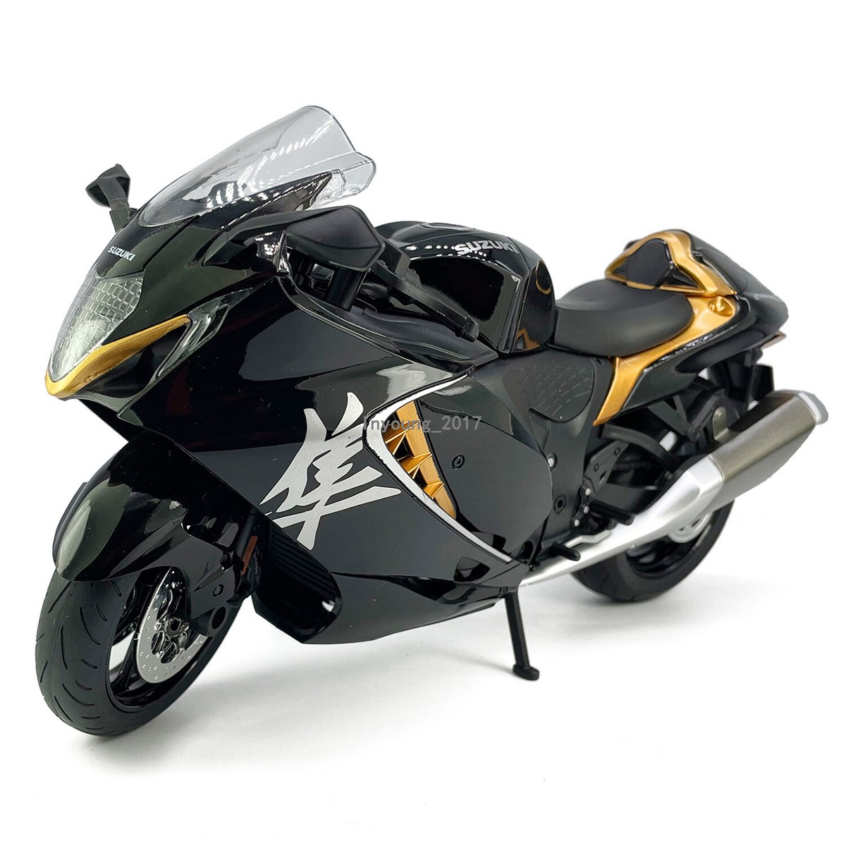 1:9 Suzuki Hayabusa 2023 Motorcycle Model Diecast Toy Vehicle for