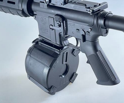 GK Tactical 400rds Drum Magazine for Tokyo Marui MWS M4 GBBR Not