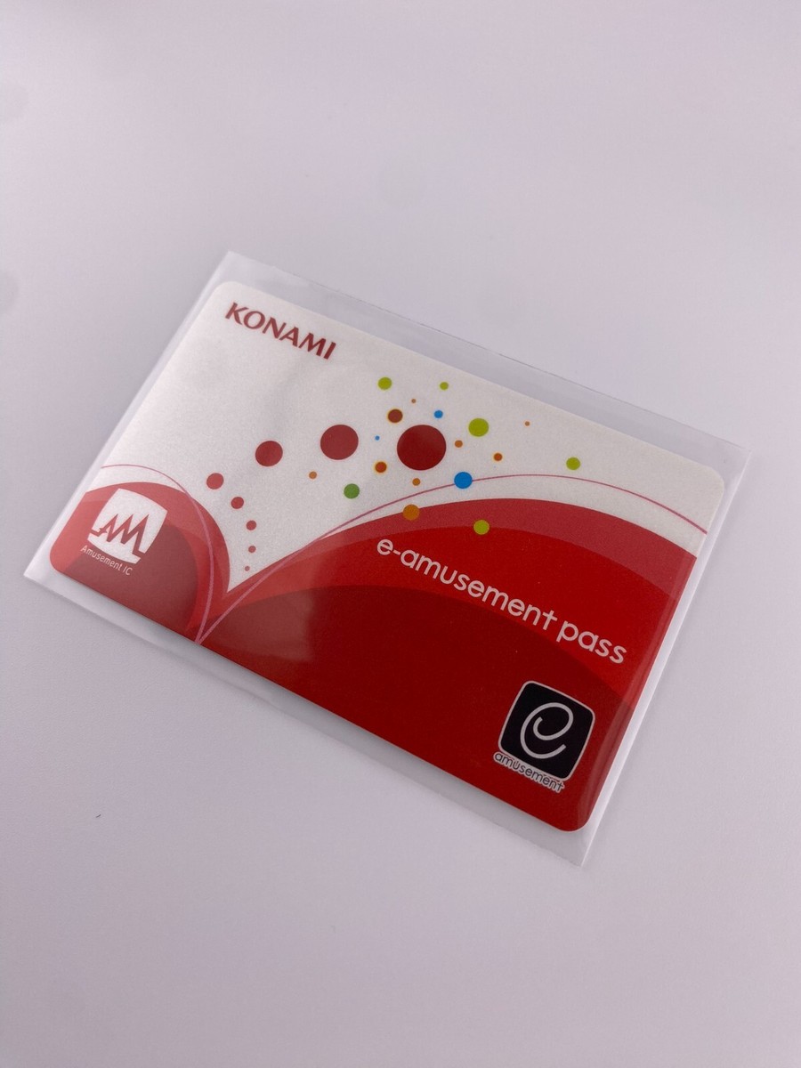 KONAMI e-AMUSEMENT PASS Card Amusement IC e-Amuse DDR IIDX SDVX