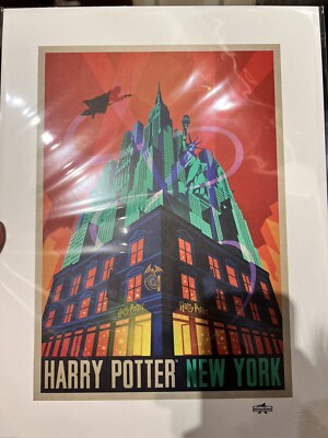 MINALIMA Harry Potter New York NY Opening Day LE Limited PRINT