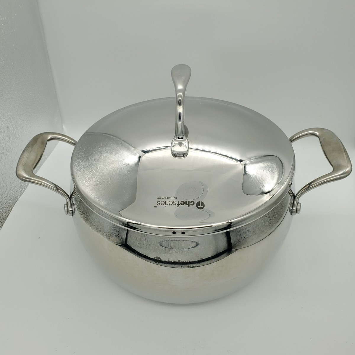 Tupperware Chef Series Stainless Non Stick 6 Qt Stockpot Dutch
