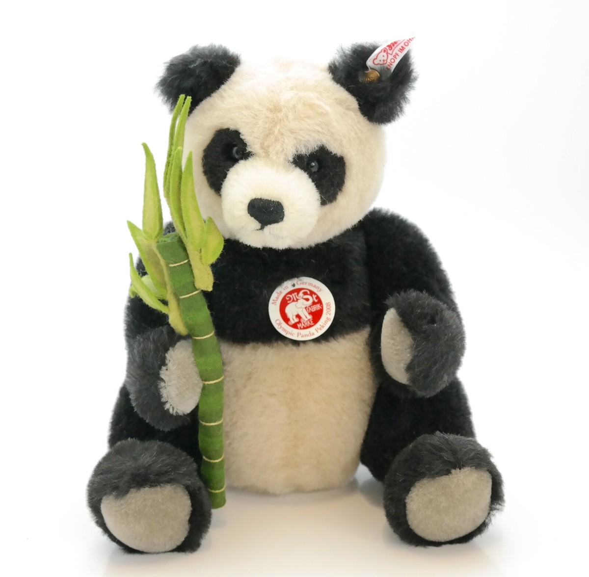 Steiff bears*Steiff Panda 2008 Limited Edition Bear 26 cm*Ean