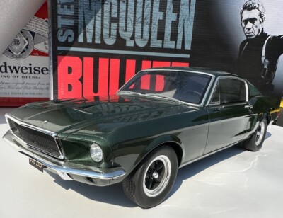 GT SPIRIT 1:12 SCALE 1968 FORD MUSTANG STEVE MCQUEEN BULLITT GREEN