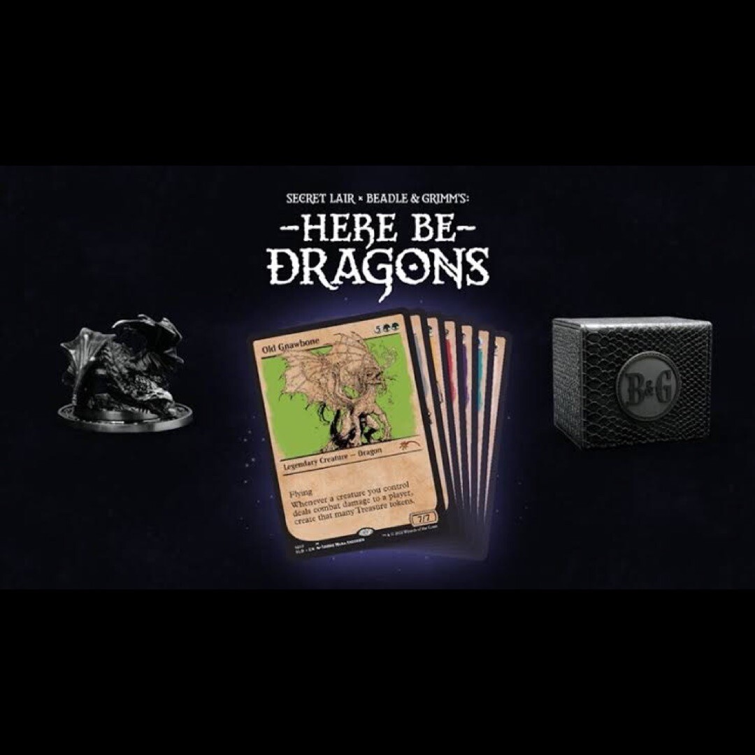 Magic the Gathering MTG Secret Lair Here Be Dragons Sealed | eBay