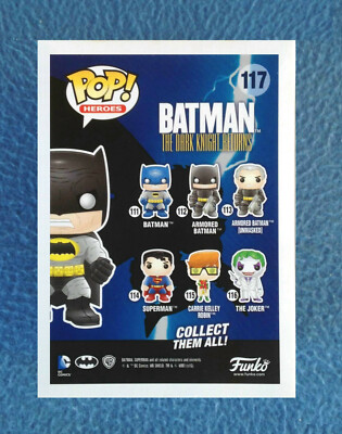 POP BATMAN #117 FUNKO 4 INCH FIGURE THE DARK KNIGHT RETURNS PX