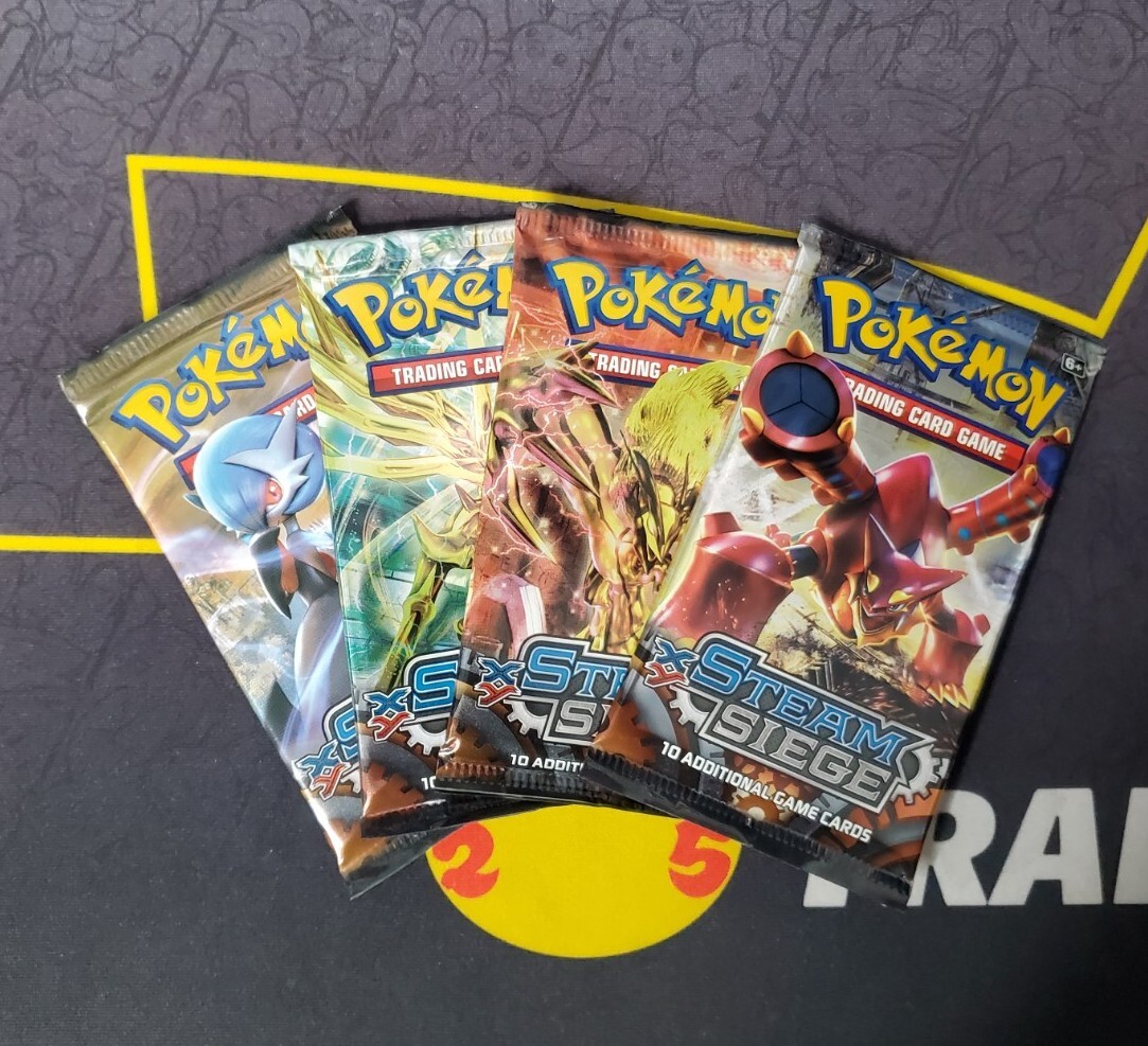 Pokemon TCG - XY Steam Siege Booster Pack Art Set - New/Sealed | eBay