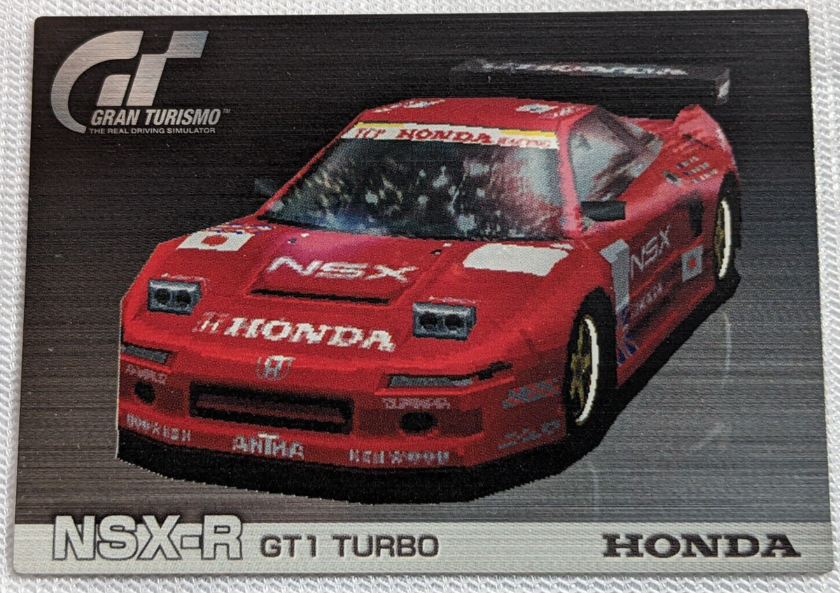 NSX-R GT1 Turbo Honda Gran Turismo Hint Card No.SP-4 1997 Japanese