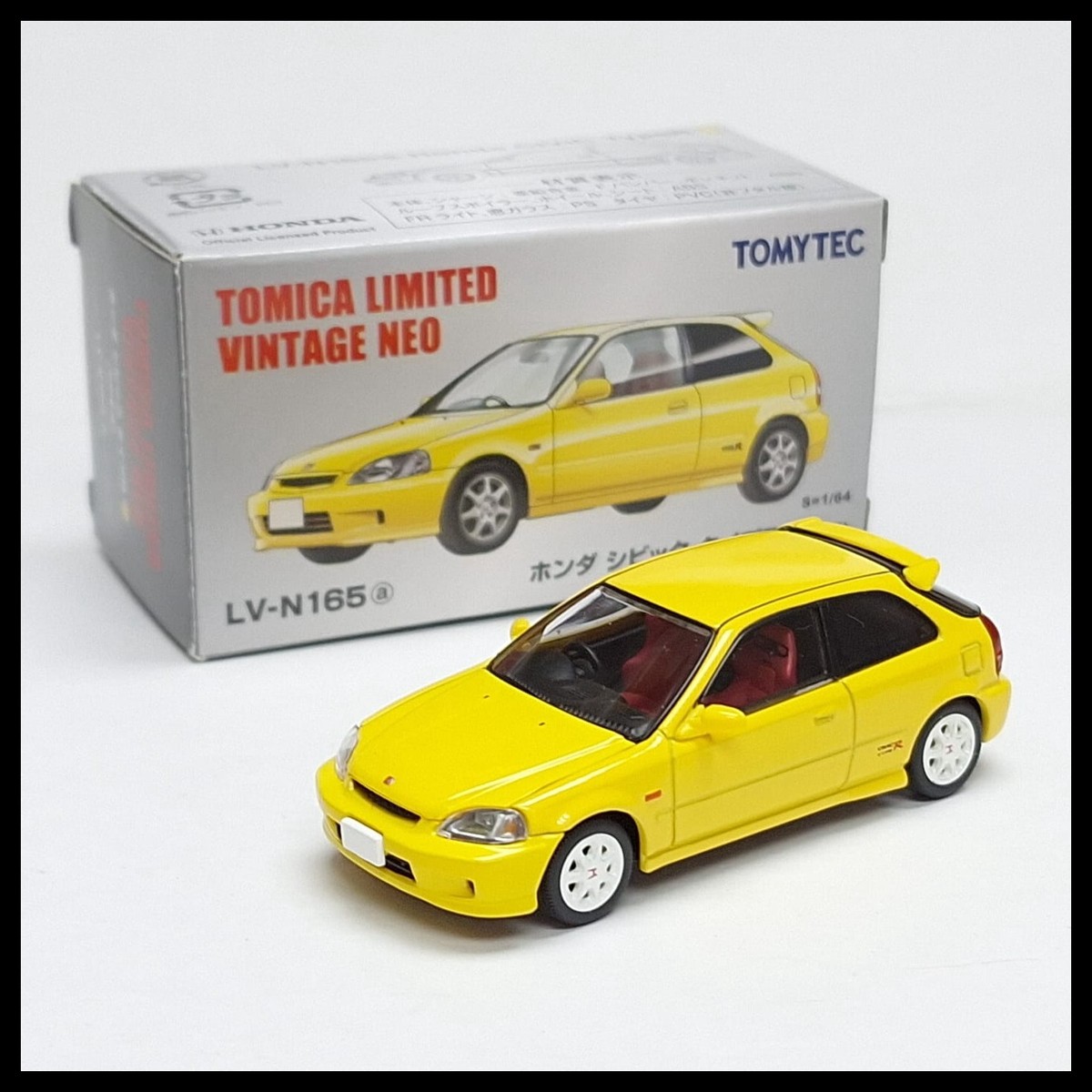 Tomica Limited Vintage NEO LV-N165a Honda Civic Type R 99 EK9 1/64