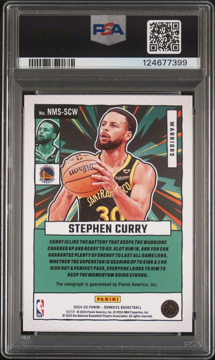 2024-25 Panini Donruss - Net Marvels Signatures Stephen Curry #NMS