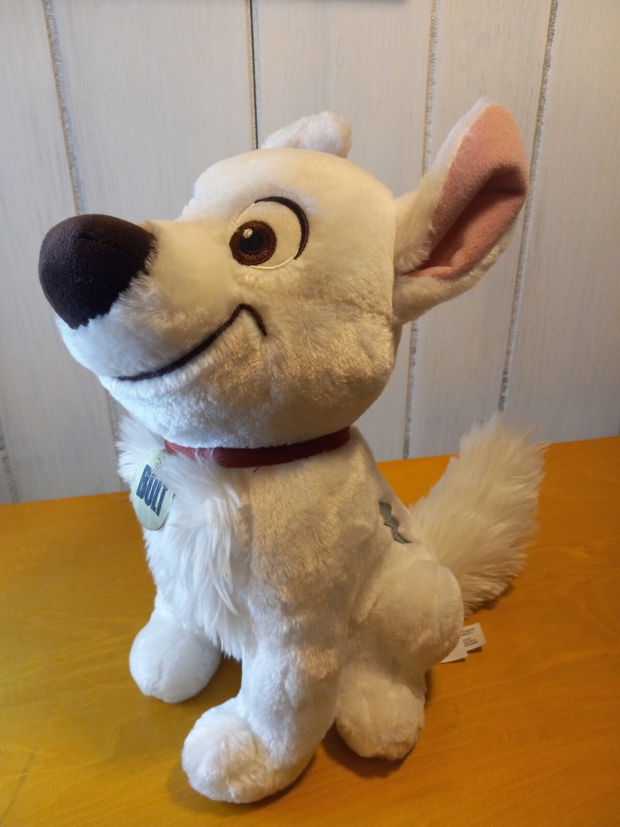 Disney Store Original Authentic Bolt the Dog 12” Plush Animal | eBay