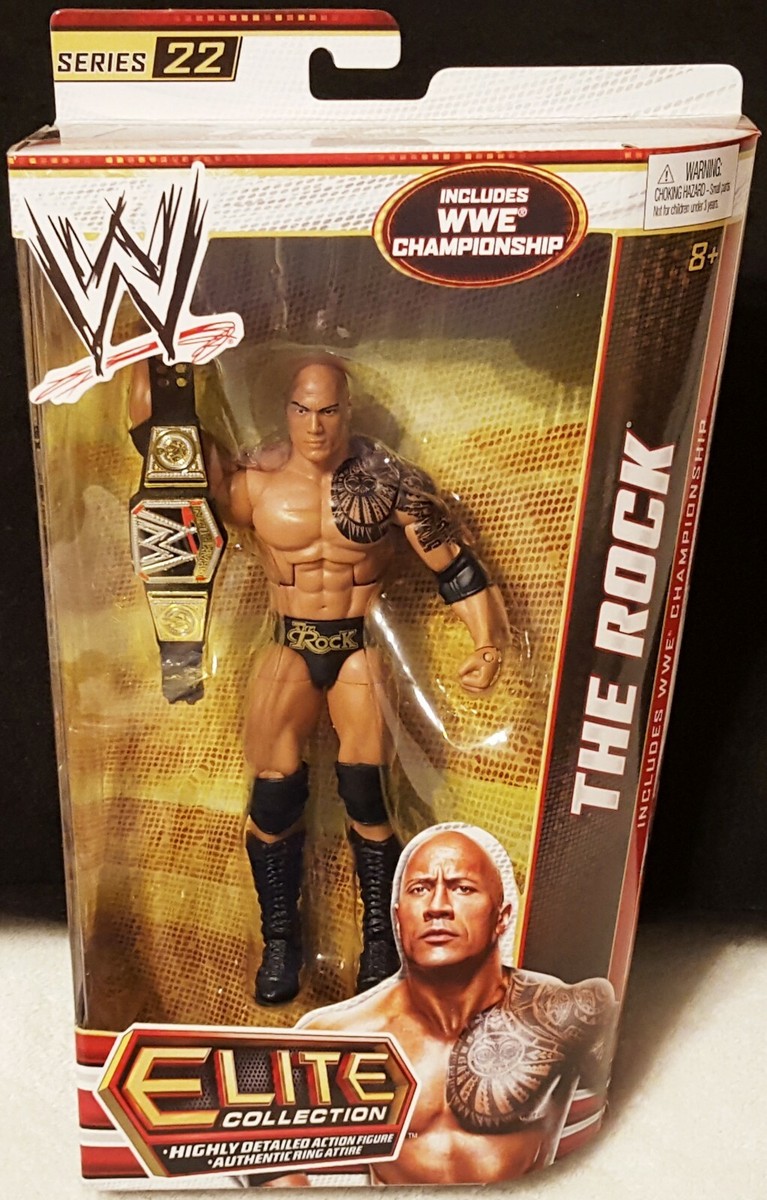 WWE The Rock Elite Series 22 Champion Wrestling Action Figure