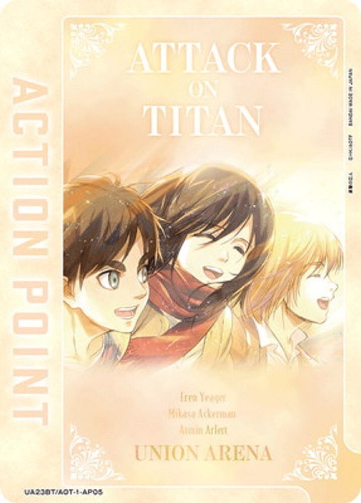 Union Arena Card Attack on Titan AP Action Point Rare Japanese AOT