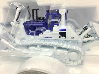 Komatsu D475A-5EO Dozer with Ripper - White First Gear 1:50 Scale