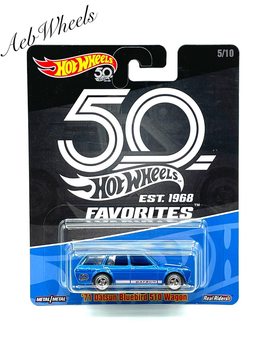 Hot Wheels Premium 50th Favorites '71 Datsun Bluebird 510 Wagon