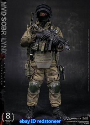 DAMTOYS Russian Mvd-Sobr Lynx Spetsnaz Operator 1/6 Action