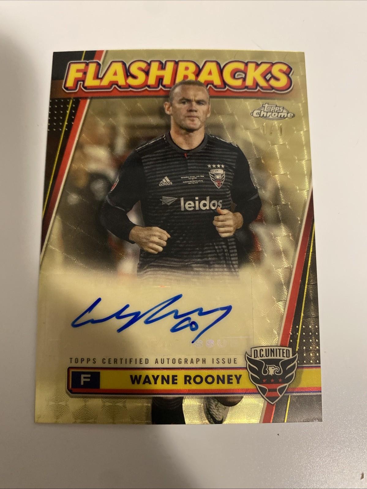 Wayne Rooney 2024 Topps Chrome MLS #FA-WR MLS Flashbacks