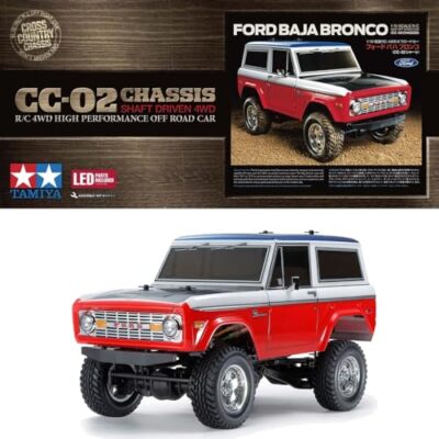 Tamiya 1/10 RC Car Series No.736 Ford Baja Bronco CC-02 Chassis
