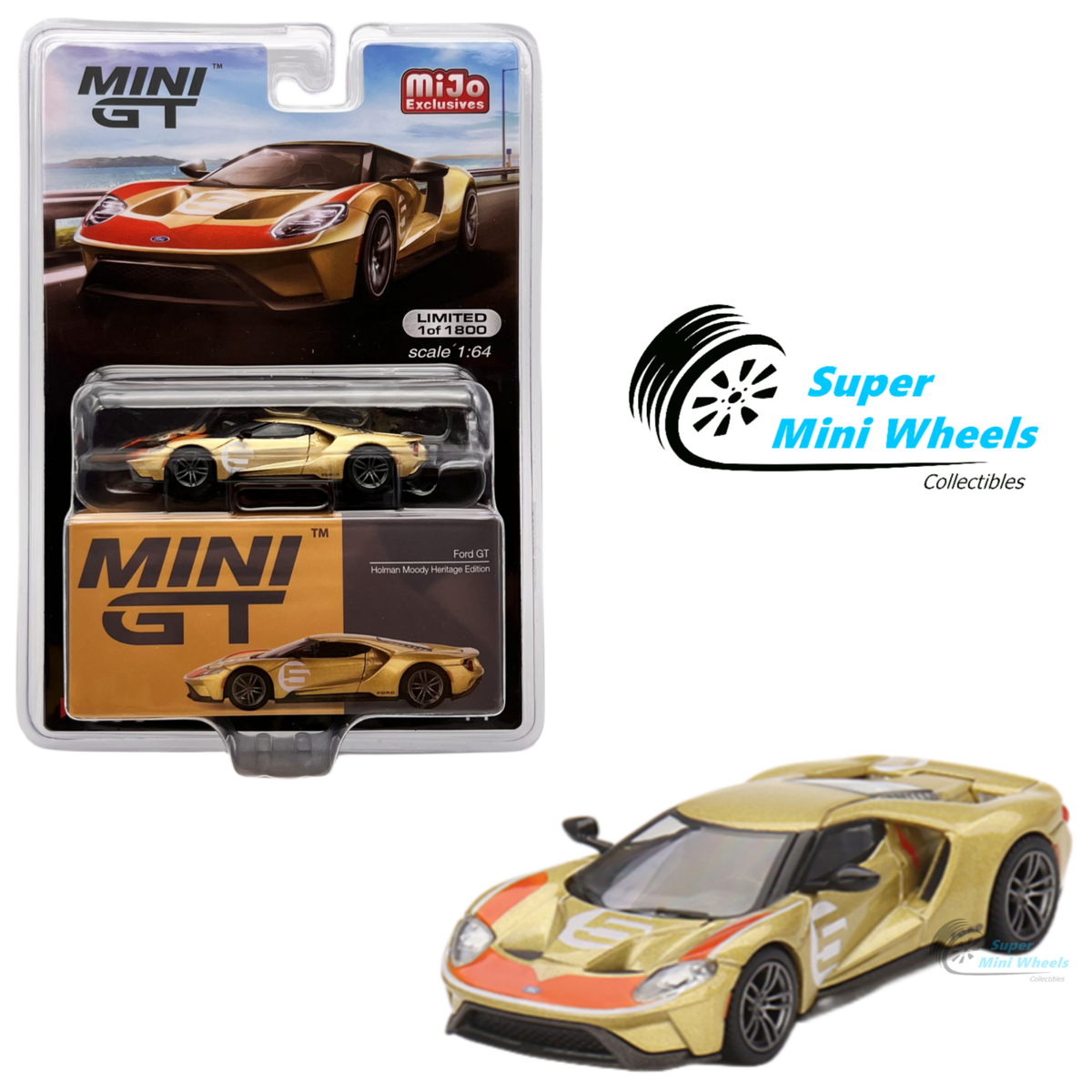 Mini GT 1:64 Ford GT Holman Moody Heritage Edition #536 | eBay