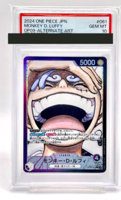 PSA 10 Monkey D. Luffy OP09-061 L Emperors in the New World ONE