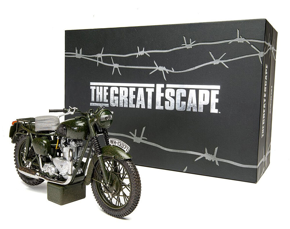 Great Escape Triumph TR6 Trophy Motorcycle Diecast Replica by