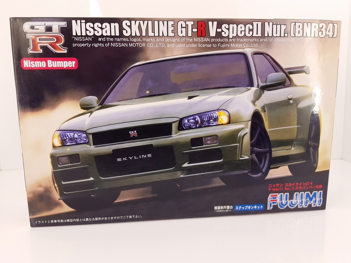 FUJIMI 1/24 scale Nissan Skyline GT-R R34 Nismo V-Spec II Nur