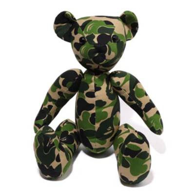 A BATHING APE Men's Ladies' Goods ABC CAMO BEAR PLUSH DOLL 35cm