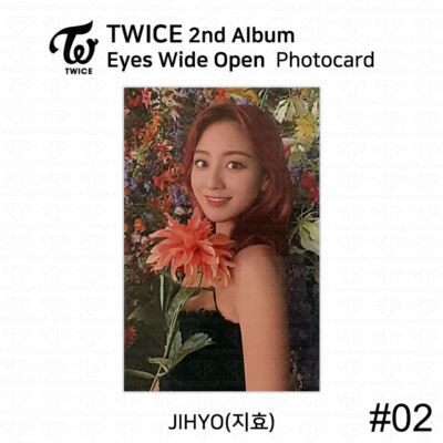 TWICE 2nd Album Eyes Wide Open Official Photocard Photo Card Jihyo