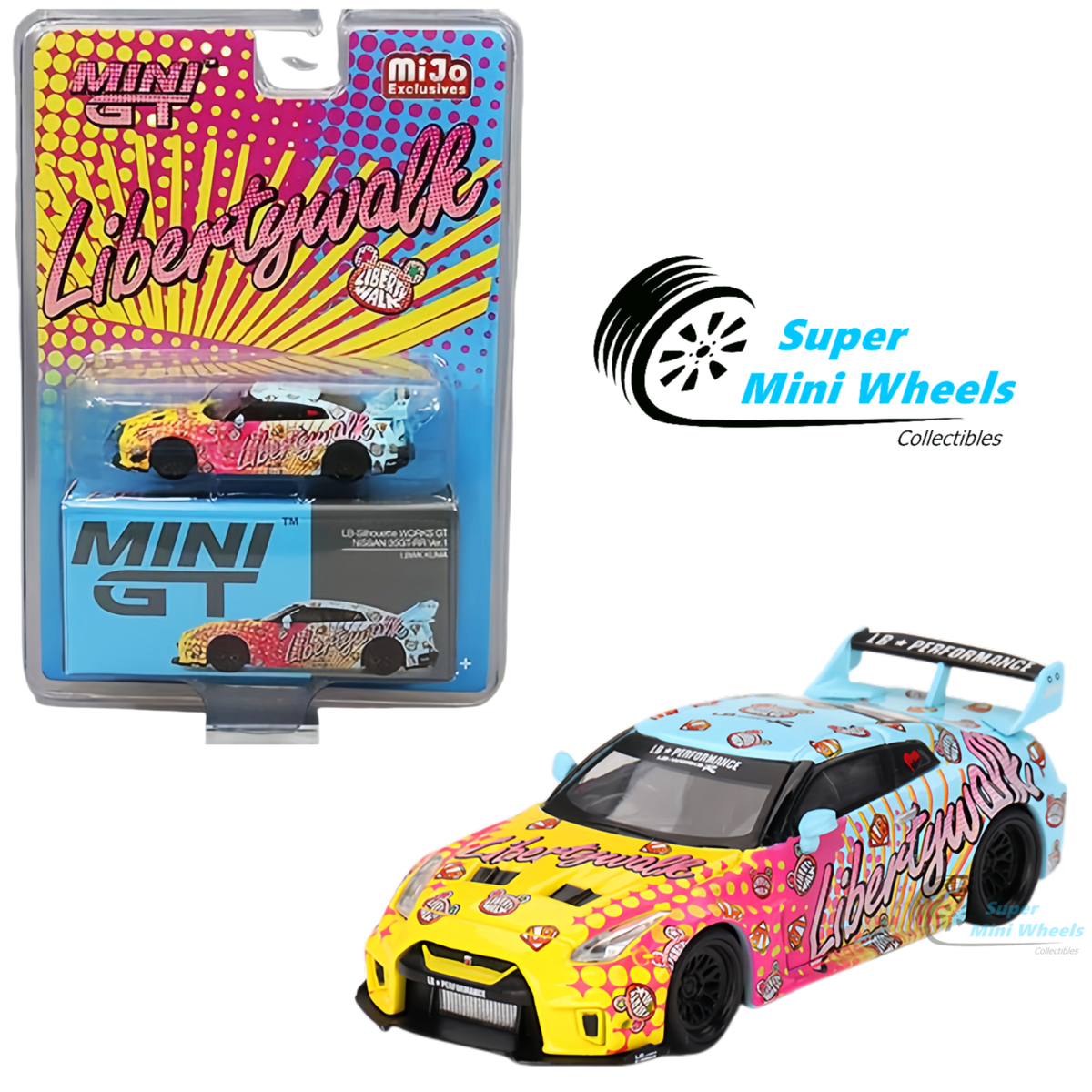 Mini GT 1:64 LB-Silhouette WORKS GT NISSAN 35GT-RR Ver.1 LBWK KUMA