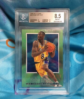 Kobe Bryant Rookie 1996-97 Skybox EX-2000 #30 RC BGS 8.5 NM-MT+