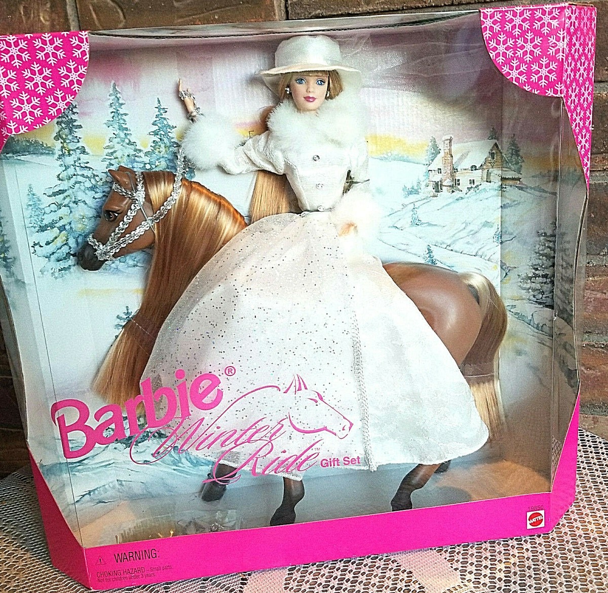 BARBIE WINTER RIDE Gift Set | eBay