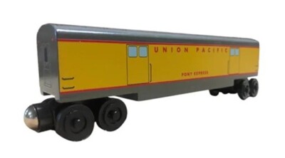 Wooden Whittle Shortline Railroad UNION PACIFIC Baggage TRAIN CAR