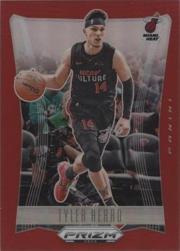 美品】 Tyler Herro Red Prizms RC /299 2023 Panini Prizm Red Tyler
