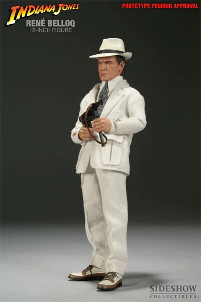 SIDESHOW INDIANA JONES DR. RENE BELLOQ 1/6 FIGURE RAIDERS OF THE