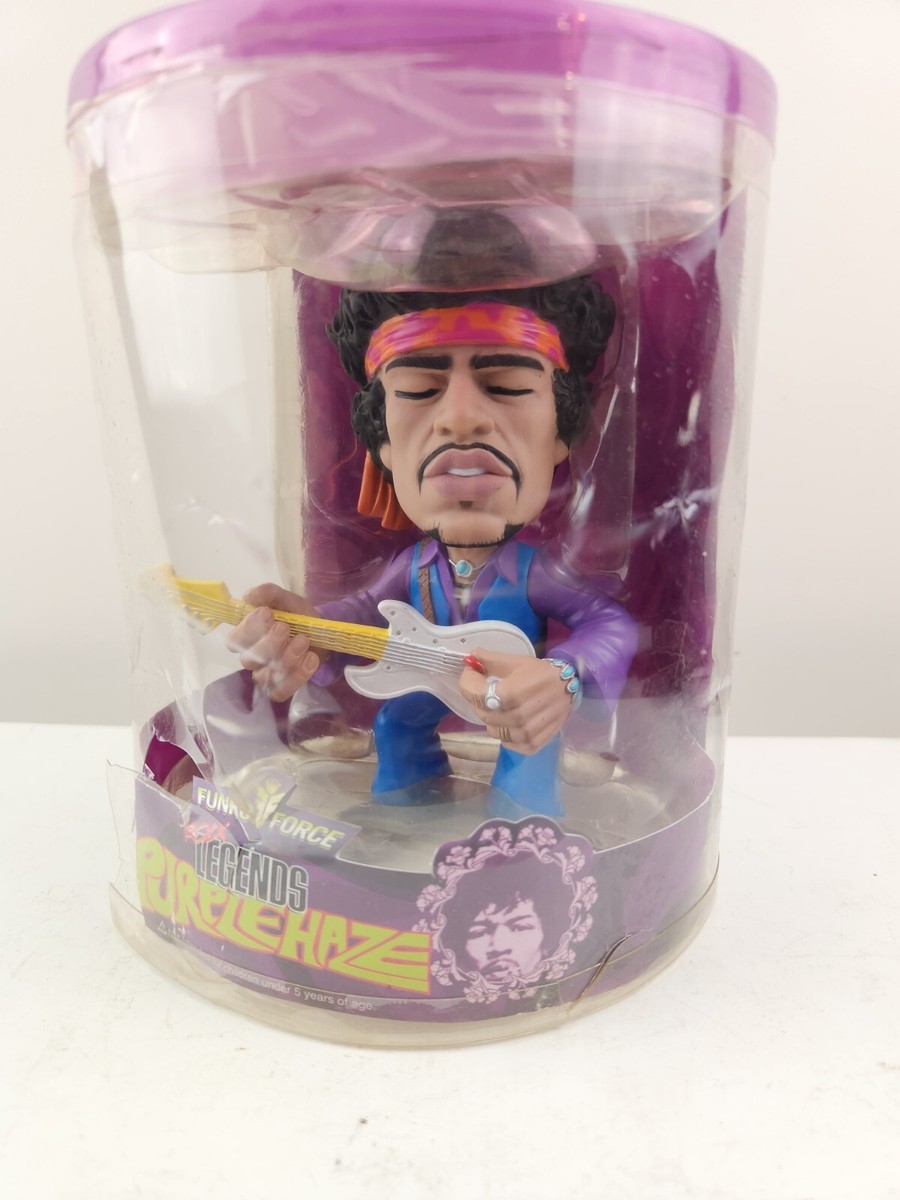 Jimi Hendrix Rock Legends Figure Funko Force Purple Haze 2009 Rare