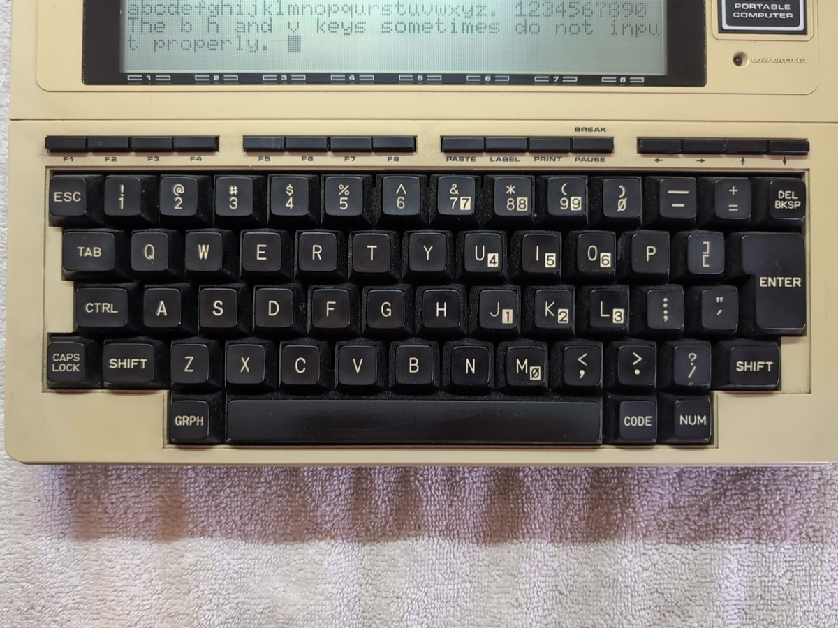 TESTED Radio Shack TRS-80 Model 100 WORKS | eBay