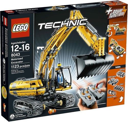 LEGO TECHNIC Motorized Excavator 8043 New & Factory Sealed | eBay