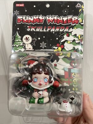 Pop Mart Skull Panda reginal release Funky Winter Blister Card