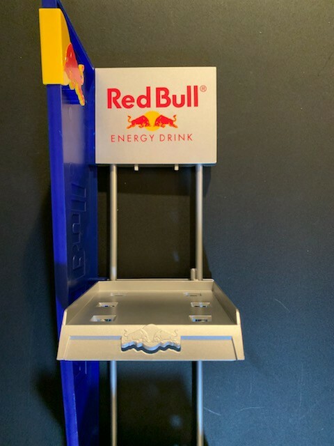 Red Bull 4 Pack Parasite Rack Metal Drink Shelf Display FREE
