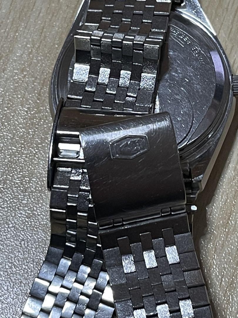 SEIKO King Quartz 0853 8035 Watch 35mm Day Date SS Bracelet