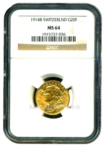 1914 Canada Gold $10 MS-64 NGC (Bank of Canada Hoard) | eBay