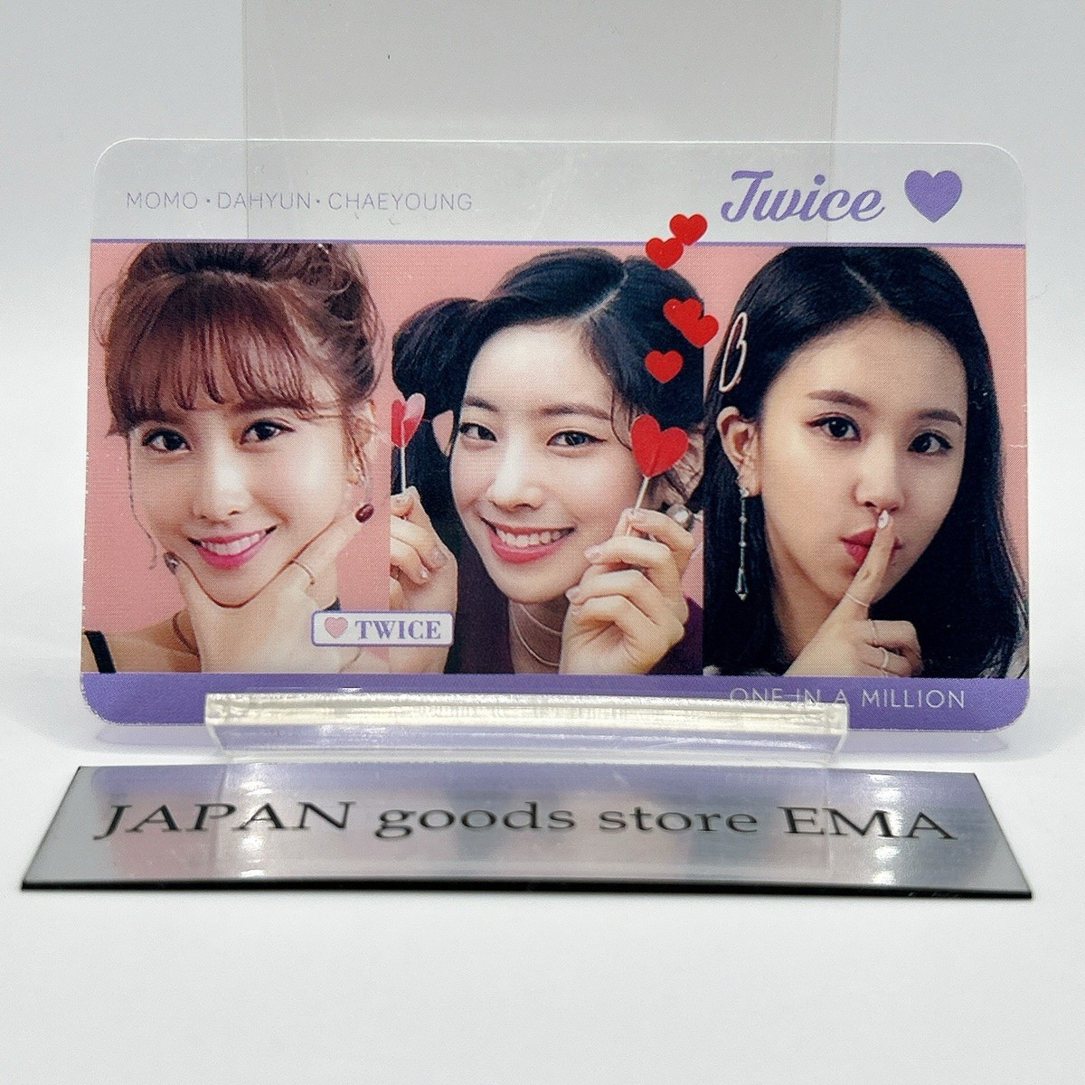 TWICE Ttrading Photo Clear Card Japan Limited Rare Cute Momo